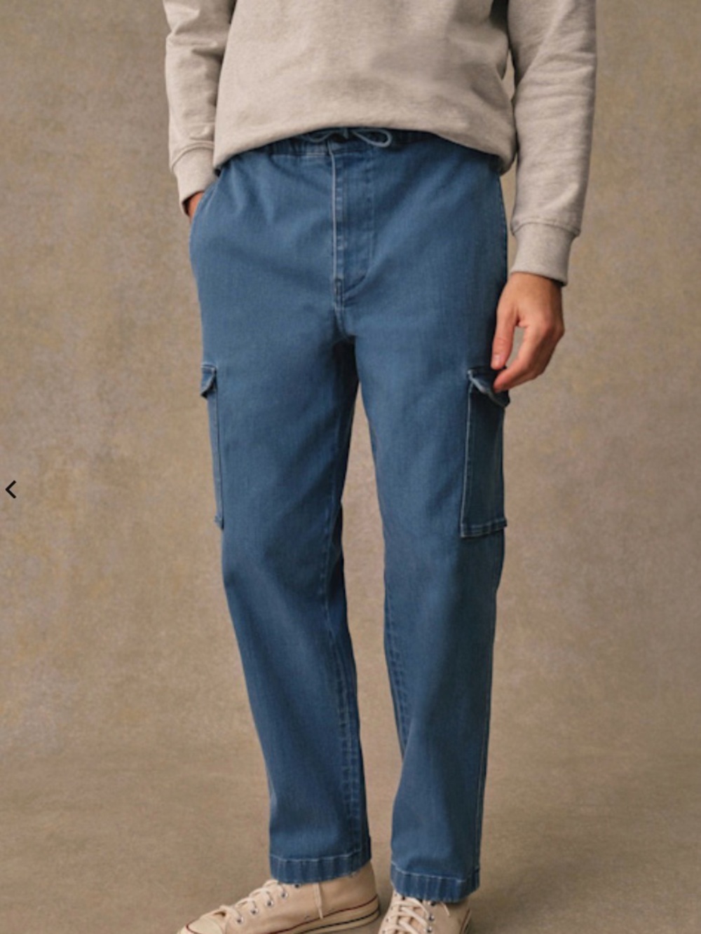 Sezane Octobre Editions belan Jeans drawstring Vintage wash
